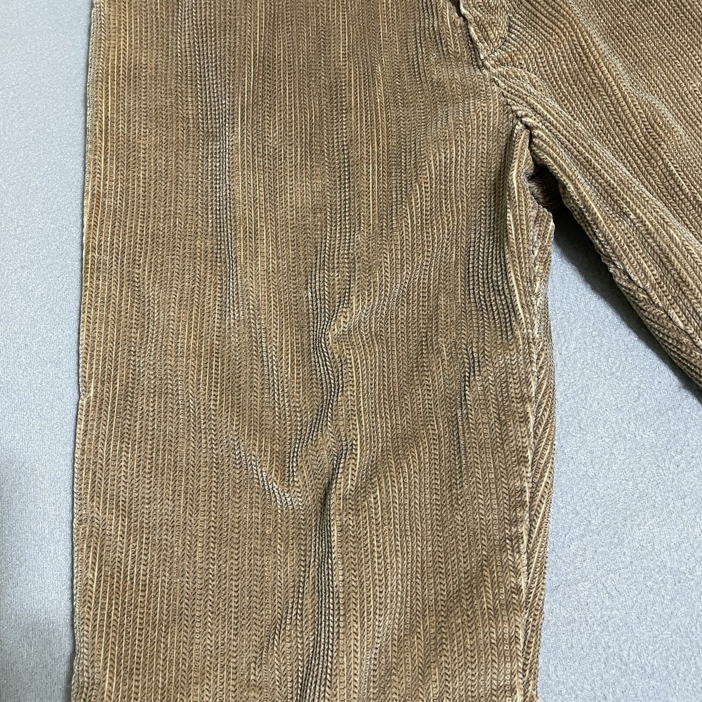 Vtg Womens Corduroy Pants Knickers Tan Cropped Equestrian Talon Zipper Sz 11 - Picture 6 of 16
